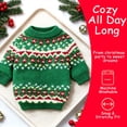 thumbnail image 4 of Dog Christmas Sweater Festive Cozy Warm Knit Turtleneck Puppy Pullover for Small Medium Dogs Winter Dog Clothes Pet Clothes Cold Weather, 4 of 9