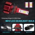thumbnail image 3 of for Hyundai Tucson 2014-2015 LED Headlight Bulbs,9012 HIR2 High/Low Beam Kit,SHENKENUO,Pack of 2, 3 of 9