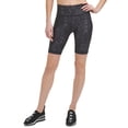 thumbnail image 1 of DKNY Womens Snake-Embossed Bike Shorts Black, 1 of 5