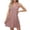 PP1, variant on OSOLU Dresses Solid Color Women Summer Fashion Casual Loose Sleeveless V Tie Pocket Dress Lovely Sundress Wedding Guest Dress