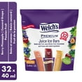 thumbnail image 1 of Welch's Premium Ice Bars-Berry Pineapple, Concord Grape and Passion Fruit - Family Pack, 1 of 9
