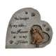thumbnail image 3 of Pet Dog Memorial Stone Grave Marker Pérdida de perro Regalo Lápida Final Paz Memorial Lápida Cachorro Lápida para césped Patio al aire libre, 3 of 9
