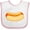 White and Pink, variant on Inktastic Funny Hot Dog Boys or Girls Baby Bib