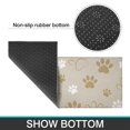 thumbnail image 6 of Dog Paw Footprint Kitchen Rugs Sets Of 2,Anti Fatigue Kitchen Mat Rugs Non Slip Washable,Decorative Kitchen Floor Mats for Kitchen,Sink,Laundry,17"x30"+17"x47", 6 of 7