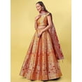 thumbnail image 3 of Indian Wedding Style Banarasi Silk Lehenga Choli For Women Party Wear with Un-Stitched Blouse With Dupatta Dress, 3 of 5