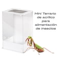 thumbnail image 2 of REPTI ZOO Mini Terrario de Acrílico para Reptiles, 12cmx10cmx20cm de 2.4 Lt, Caja de Cría de Reptiles, Terrario para Tarántula, Escorpión, Isópodos, Cucaracha, Invertebrados, Insectos y Mantis REPTI ZOO Mini Terrario de acrilico, 2 of 11