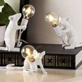 thumbnail image 2 of Moderno lindo LED resina Anima escritorio luces ratón mesita de noche regalo lámpara de mesa oso de fresa Hogar, 2 of 5