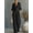 black, variant on 2026 European and American Spring/Summer New Elegant Waist-Cinching V-Neck Women's Jumpsuit