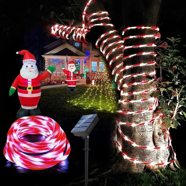 Luces Solares de Cuerda YONGSHENG 33 Pies 100 LED Color Caramelo