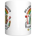 thumbnail image 2 of Funny Daycare Teacher Appreciation Gifts It's a Good Day to Teach Tiny Humans Coffee Mug Preschool Kindergarten Teacher Appreciation Birthday Christmas Gift 11OZ White,White,11oz, 2 of 7