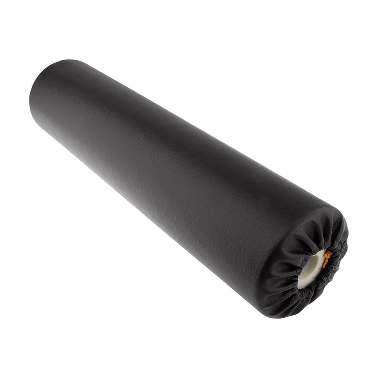 Dualoai 1 Piece Foam Foot Pad Roller 50cm Replacement Round Ankle Pad Roller for Indoor Black