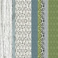 thumbnail image 2 of Franklin 20x20 White Modern Wood Framed Museum Art Print Titled - Panel B, 2 of 4