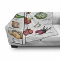 thumbnail image 2 of Vegetables Soft Flannel Fleece Blanket, Sketchy Hand Drawn Illustration of Various Healthy Vegetation with Names Written, Cozy Plush for Indoor and Outdoor Use, 60" x 80", Multicolor, by Ambesonne, 2 of 5