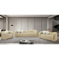 thumbnail image 6 of Meridian Furniture Kali Beige Faux Shearling Teddy Fabric Sofa, 6 of 15