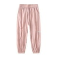 thumbnail image 1 of Odeerbi 5-18 Años Niños Niñas Quick Dry Athletic Deportes Jogger Pantalones Verano Lindo Casual Transpirable Pantalones, 1 of 5