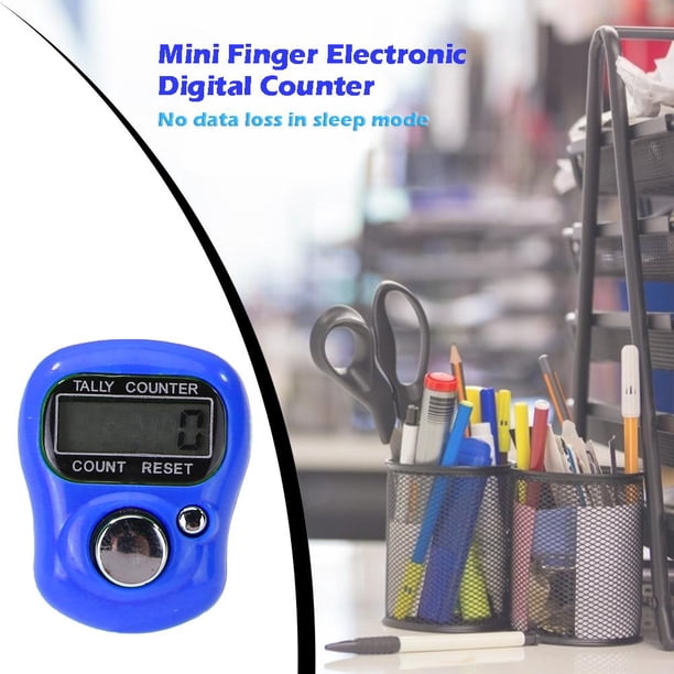 Contador Digital 0-99999 Contador de cuenta digital electrónico LCD para herramienta de tejido de punto de costura Sywqhk Para estrenar