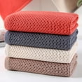 thumbnail image 5 of Classic Waffle Weave Bath Towels, Oversized Pure Cotton, 13.78 x 29.52 In,Microfiber Cotton for Bathroom Spa Hotel Home Kitchen, 5 of 6