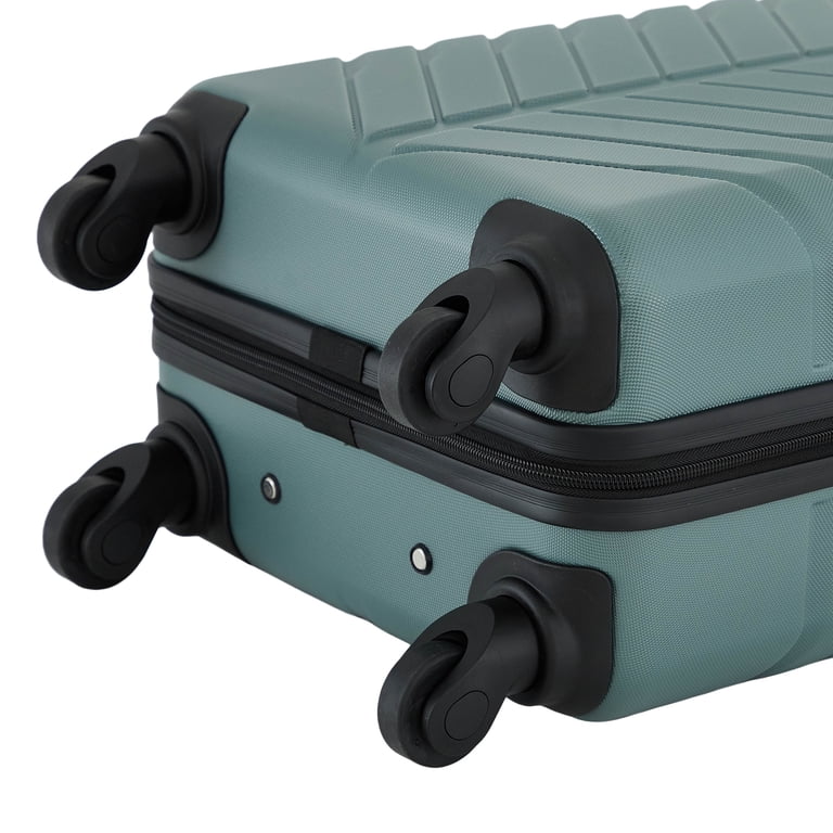 Wrangler 20 Inch Carry-On Spinner Luggage, Green photo 2
