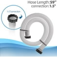 thumbnail image 2 of Glaciersei 1.5" Diameter 29060E Pool Pump Replacement Hose for Intex Filter Pumps Sand Pump & Saltwater Systems - 59" Long(1 Pack), 2 of 5