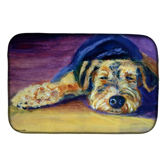 Snoozer Airedale Terrier Dish Drying Mat
