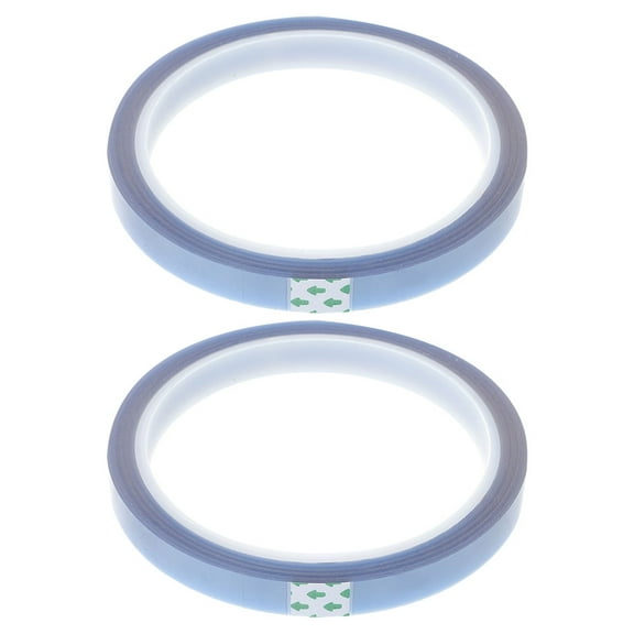 WORGEOUS Sublimation Heat Transfer Tape High Temp Tape Blue Silicone 2 Rolls