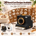 Machine Tool Camera Coffee Photo Printer, 3D Printed Latte Art Camera, Manual Coffee ...