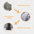 thumbnail image 3 of Foldable Baby Playpen with Mat, Collapsible Play Pen for Babies and Toddlers, Indoor & Outdoor Kids Safety Play Pen, Portable Play Yard with 50 Ocean Balls, 50"×50", Gray, 3 of 10
