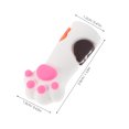 thumbnail image 2 of OULII 10Pcs Reusable Silicone Manicure Tool Covers Antislip Cat Paw Design for Nail Care Tools, 2 of 6