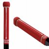 Buttendz FLUX Z Hockey Stick Replacement Grip, Large Knob (RED w/ WHITE Drip)