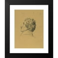 thumbnail image 2 of Johann Peter Krafft 19x24 Black Modern Framed Museum Art Print Titled - Portrait Study for 'Intact According to the Paris Peace' (Before 1828), 2 of 5