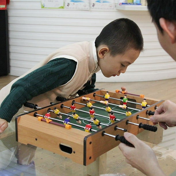 Jouet de sport en bois de football de table de baby-foot mini pour