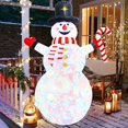 thumbnail image 1 of Muñeco de nieve inflable para decoración navideña ZXYL Outdoor, 1 of 7