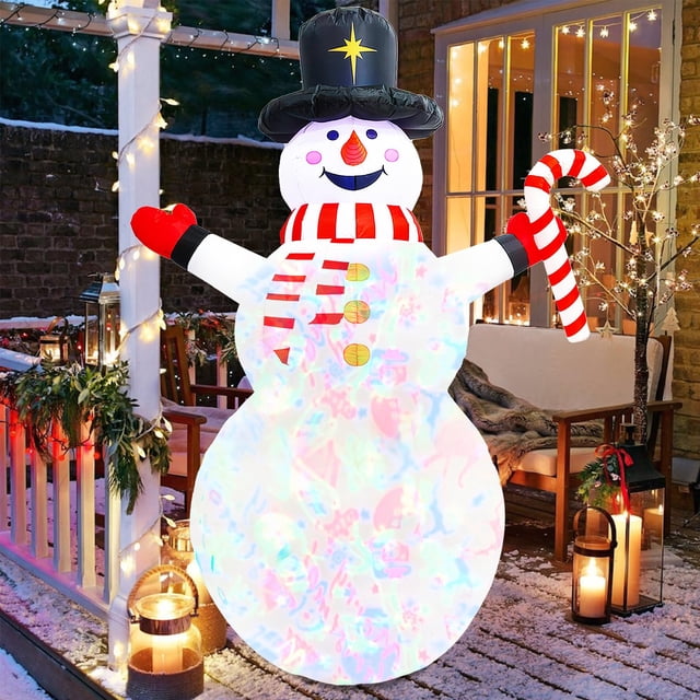 Muñeco de nieve inflable para decoración navideña ZXYL Outdoor