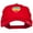 Red, variant on Rasta Heart Embroidered Unstructured Cap - Khaki OSFM