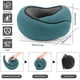 thumbnail image 3 of Almohada de viaje WEERSHUN Neck Plus de espuma viscoelástica gris, 3 of 6