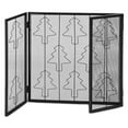 thumbnail image 3 of Costway Pliant 3 Panneaux en Acier Cheminée Écran Portes Robuste Arbre de Noël Décor, 3 of 9