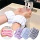thumbnail image 2 of Muñequera de microfibra para mujer, banda de toalla para lavar la muñeca, Scrunchies para lavar la cara, Banda de sudor absorbente para la muñeca, diadema, 2 of 4