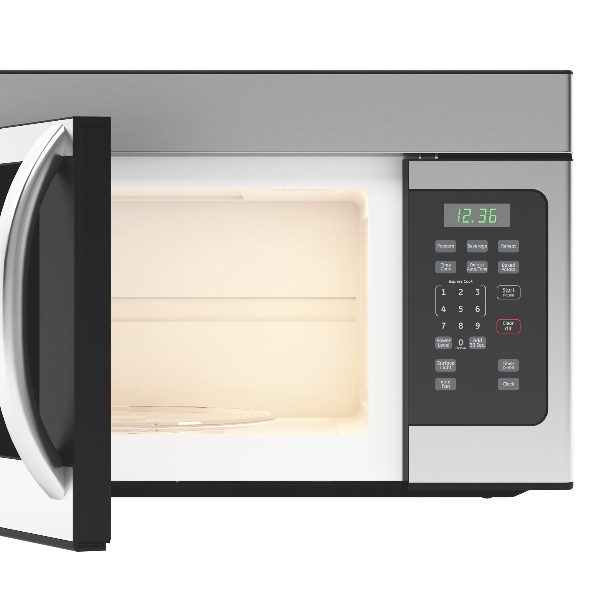 1.6 cu. ft. Over the Range Stainless Steel Microwave, KM-MOT-1SS.