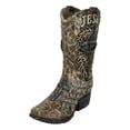 thumbnail image 4 of Western Spike Nail Ichthys Fish Crown Of Thorns Jesus Cowboy Boot Vase Holder, 4 of 10