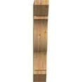 thumbnail image 2 of Ekena Millwork 6"W x 24"D x 36"H Funston Slat Rough Sawn Bracket, Western Red Cedar, 2 of 4