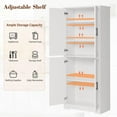 thumbnail image 2 of Kojooin Tall Kitchen Pantry Cabinet - 70" Freestanding Storage with 4 Doors and Adjustable Shelves for Dining, Bathroom, and Living Room, 2 of 8