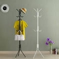 thumbnail image 3 of 14 Hooks Coat Stand Coat Hat Jacket Umbrella Floor Standing Rack Clothes Hanger, 3 of 5
