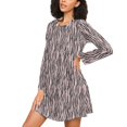 thumbnail image 3 of joogoo Art Zebras Print-1 Women's Long Sleeve Nightgown Sleepwear M, 3 of 8