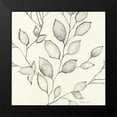 thumbnail image 2 of Tava Studios 12x12 Black Modern Framed Museum Art Print Titled - Whispering Leaves II, 2 of 5