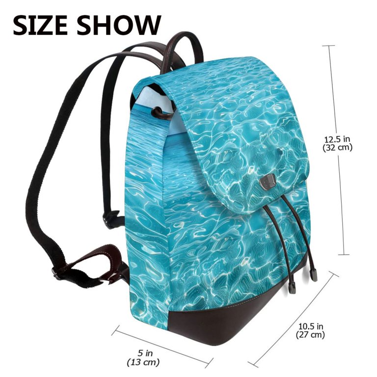 LEATHER OCEAN BACKPACK Leather Duffle Bag | Overnight Carry On Travel Luggage  main image 4