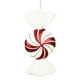 thumbnail image 1 of Adorno navideño Vickerman, redondo, rojo y blanco, caramelo en espiral, 12 unidades, 1 of 1