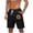 Black, variant on LpwkSSA Mens Solid Color Swim Trunks Quick Dry Fabric Design Elastic Waistband Relaxed Silhouette for Beach Trips Beige XXL