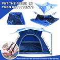 thumbnail image 7 of 4 Person Camping Tent,DIDADI Outdoor Dome Tents for Camping with Easy Setup, Double Mesh Door & Removable Rainfly, Breathable Windproof & Waterproof, Lightweight Tents for Hiking Traveling, 7 of 7