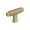 Golden Champagne, variant on Amerock Balata 2 inch (51mm) Length Matte Black Cabinet Knob