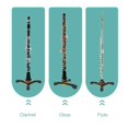 thumbnail image 2 of Flute Clarinet Stand Portable Anti Slip Foldable Rugged Oboe Holder Stand for Soprano Saxophone Wind Instruments, 2 of 4